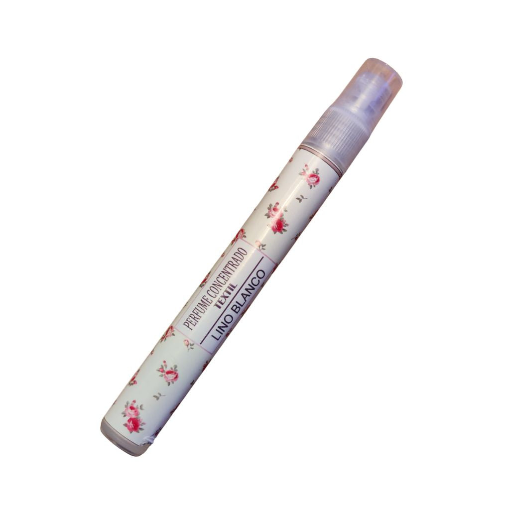 Cesta floral de Lino Blanco