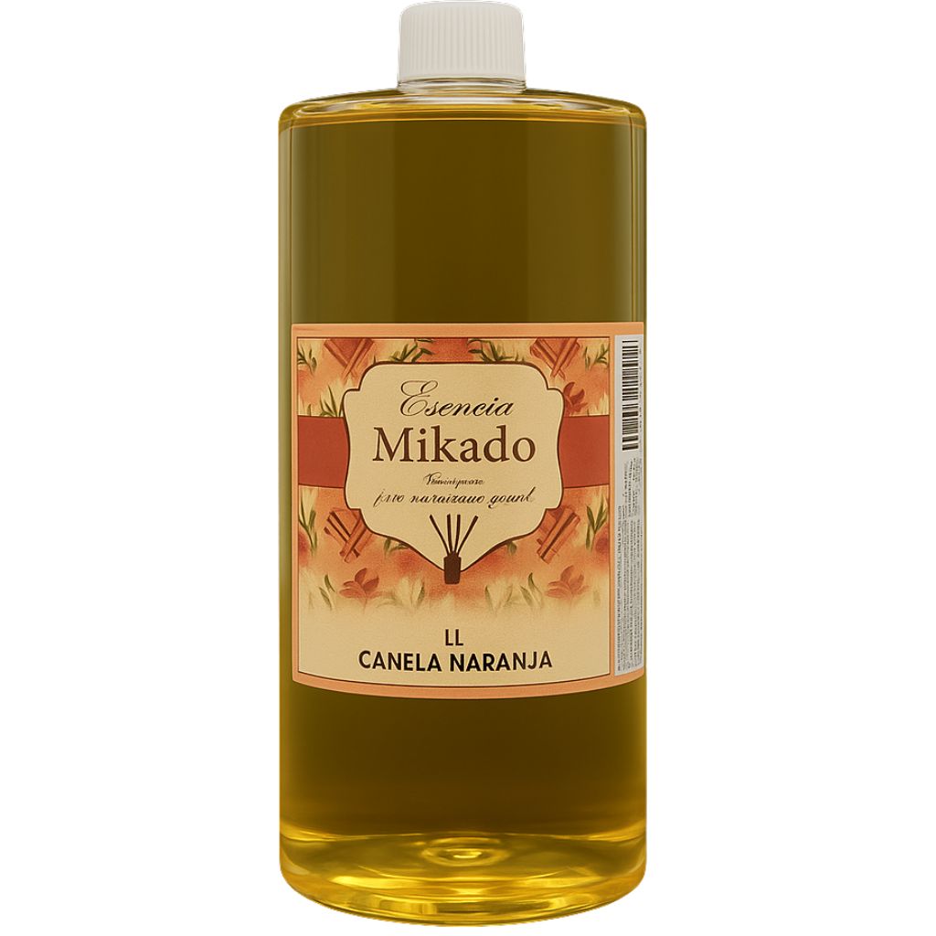 Naranja/Canela mikado