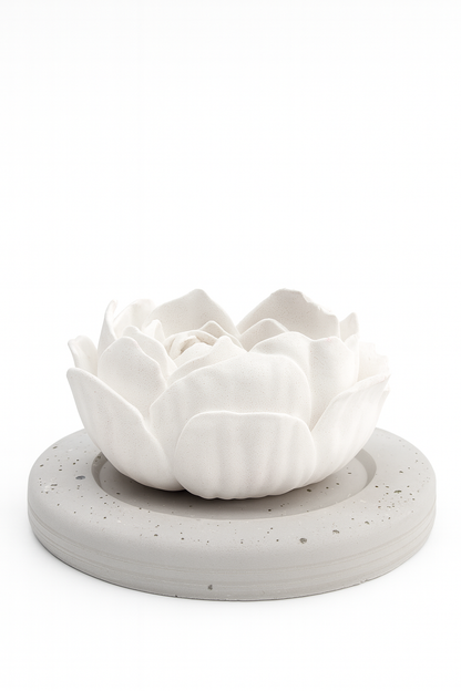 Flor de cerámica perfumada