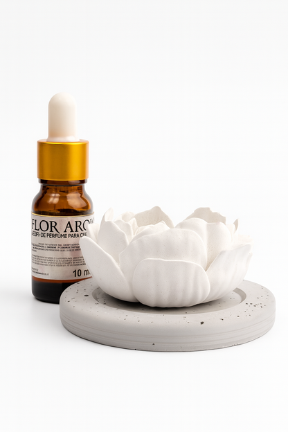 Flor de cerámica perfumada