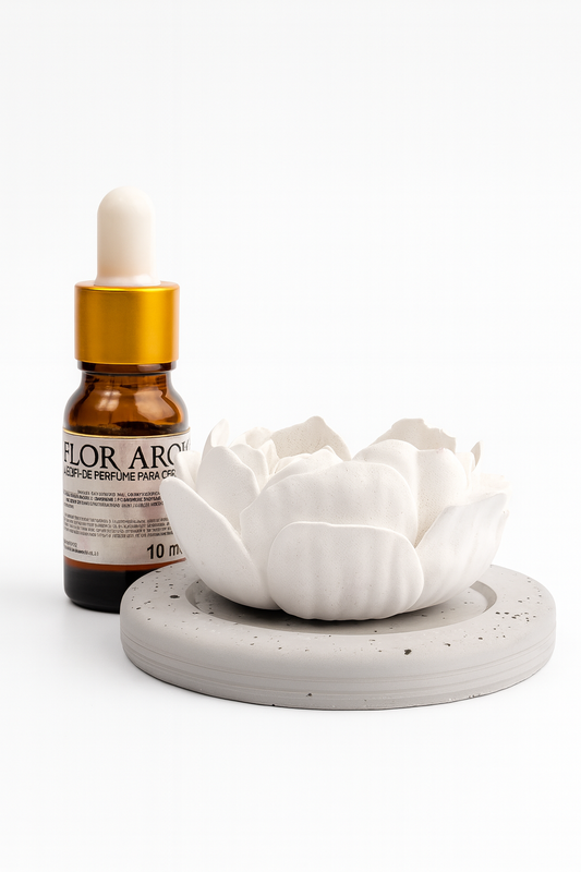 Flor de cerámica perfumada