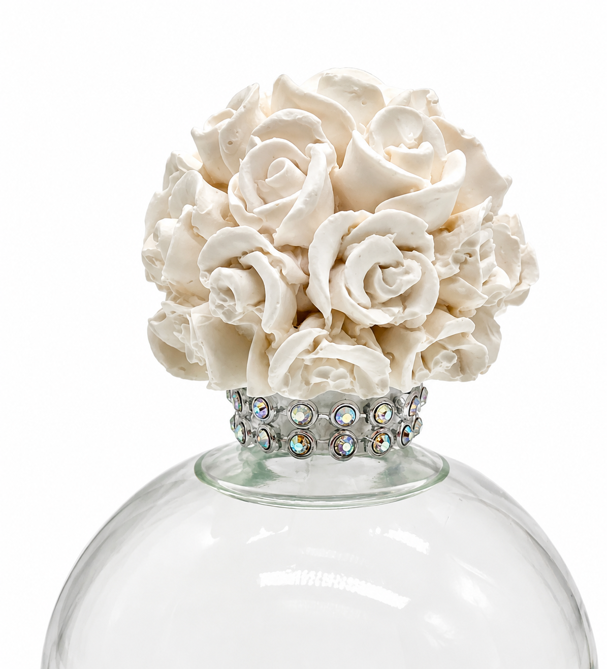 Mini Mikado Cerámico “Bouquet” 50 ml – con Flores de Cerámica