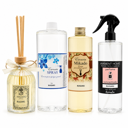 Pack Bulgaro 4 Productos – Mikado, Spray y Recargas