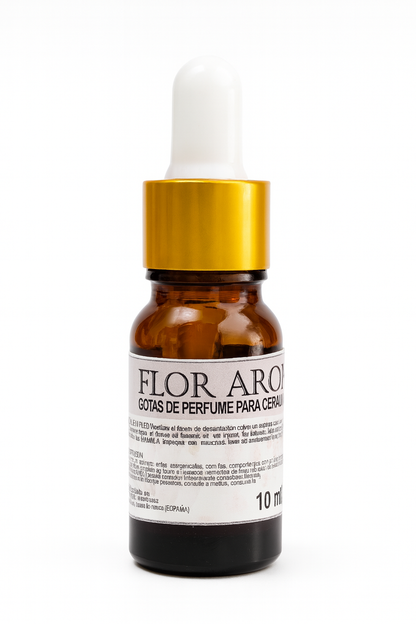Flor de cerámica perfumada