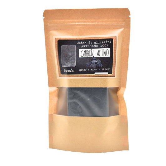 Jabón vegano de carbón y coco